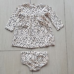 Magnetic Me Polka Dot Kids Dress and Bloomers Set